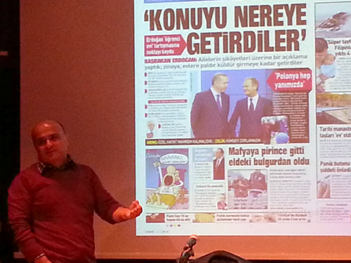 skdar Belediyesi tarafndan dzenlenen medya okulu'nun ikinci konferansn ise Sabah Gazetesi haber koordinatr aban Arslan verdi.