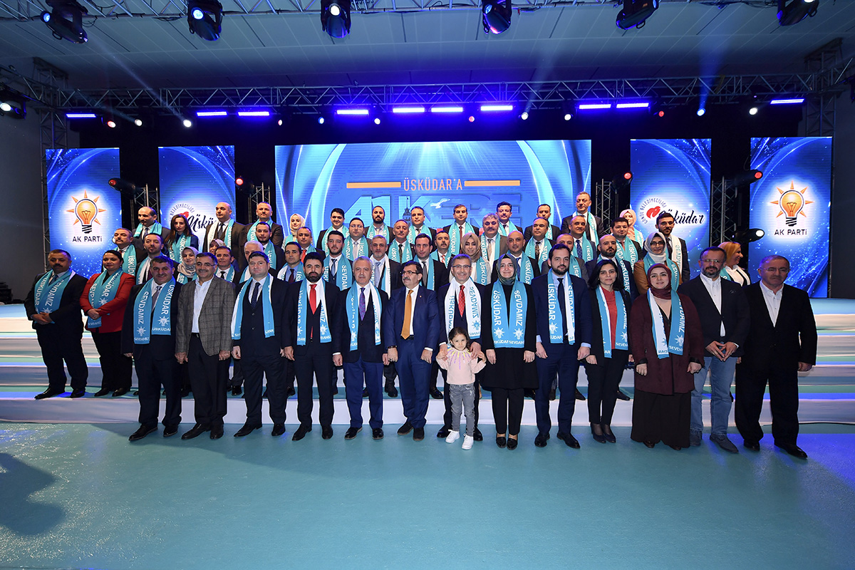 AK Parti ve MHP tarafndan skdar'da Cumhur ttifaknn belediye meclis yeleri tantld.