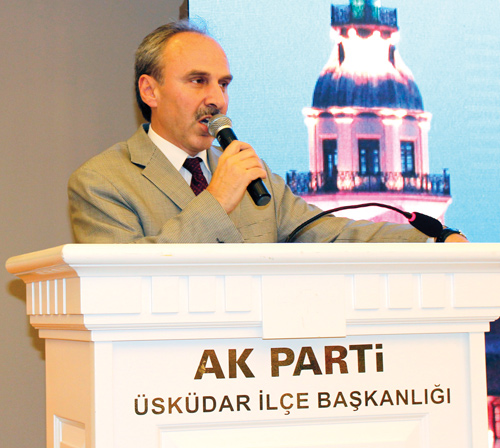 AK Parti skdar le Bakan Sinan Akta, Belediye Meclis yesi Aday Aday tantm programnda aday adaylarna tavsiyelerde bulundu.