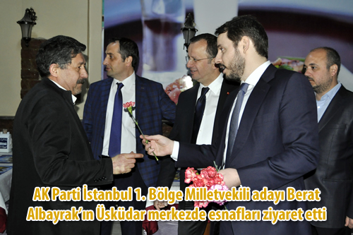 AK Parti skdar le Bakanl, milletvekili aday Berat Albayrak'la skdar merkezde seim almas yaparken milletvekili aday eyma Dc ile de engelky'de seim faaliyetlerini srdrd.