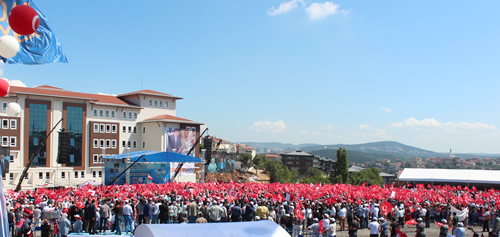 Cumhurbakan Erdoan skdar'da toplu al yapt