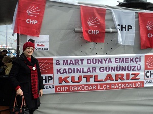 CHP skdar le Tekilat 8 Mart Dnya Emeki Kadnlar Gnn Kutlad