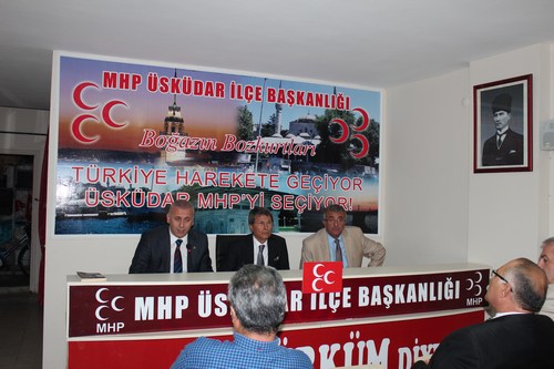 Yusuf Halaolu, MHP skdar le Tekilatn Ziyaret Etti