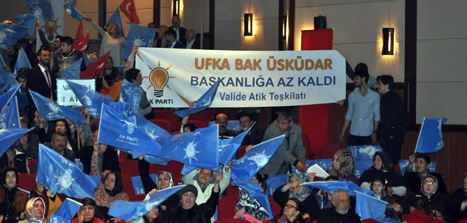 AK Parti skdar'dan seim mitingi gibi danma meclisi