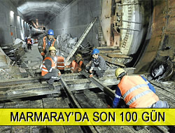 Marmaray'da Son 100 Gn