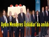 'Demokrasiden darbeye - bir yaam' paneliyle Aydn Menderes skdar'da anld