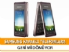 Samsung Kapakl Telefonlara Dnyor