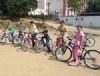 Valideba'da ocuklarn bisiklet sefas