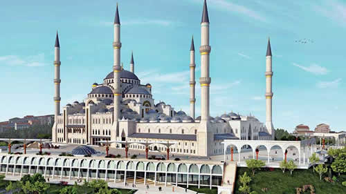 amlca Camii'ni yapacak firma belli oldu