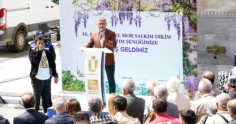 Bakan Trkmen; ''Mor salkmlar Gzel ehrimizin Sembol''