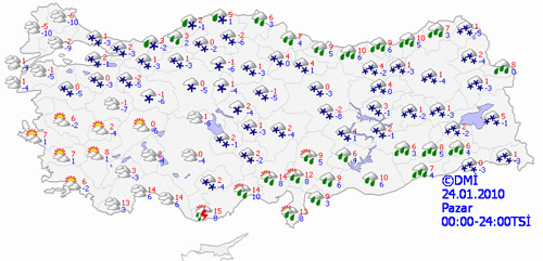 Marmara Blgesi'nde Kar ve Tipi Alarm