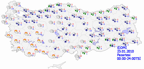 Marmara Blgesi'nde Kar ve Tipi Alarm