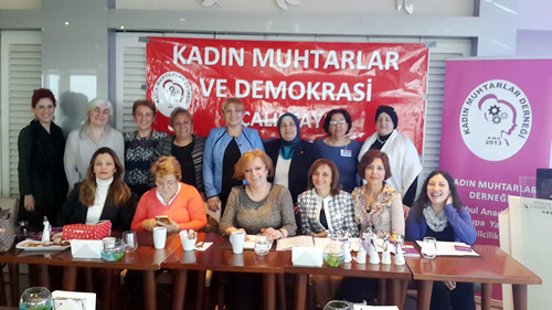 Kadın Muhtarlar İstanbul'daki çalıştay'da buluştu