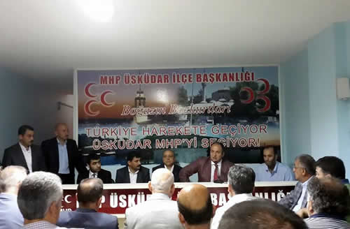 MHP İstanbul İl Başkanı Mehmet Bülent Karataş Üsküdar İlçe Başkanlığını ziyaret etti