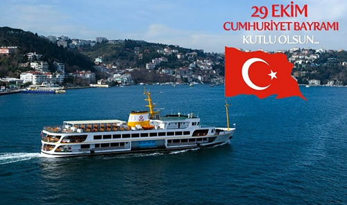 29 Ekim Cumhuriyet Bayramı kutlamaları sebebiyle İstanbul'da bazı vapur ve deniz otobüsü seferleri iptal edildi.