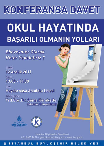 BB ve KAGEM ibirliiyle organize edilen konferanslar dizisi 2011 ylndaki son konferansn skdar'da dzenlenecek.