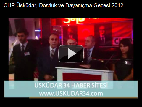 CHP Üsküdar Dayanışma Gecesi Akif Hamza Çebi konuşması
