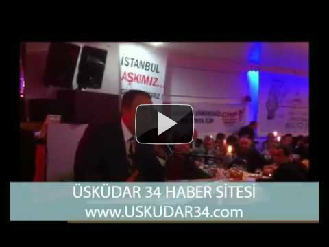 CHP Üsküdar Dayanışma Gecesi Mustafa Çetinkaya konuşması