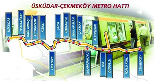 İstanbul Anadolu yakasında inşa edilecek Üsküdar-Çekmeköy metrosunun ihalesi için 7 ülkeden firmalar kapıda.