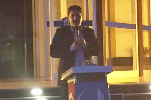 Üsküdar Ülkü Ocakları Başkanı Hüseyin Sözer iftar öncesinde yaptığı konuşmada programa katılanlara teşekkür etti.