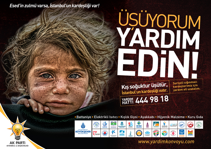 Cide Soğuksu Derneği, AK Parti İstanbul İl Başkanlığı tarafından düzenlenen Suriyeli sığınmacılara yardım kampanyasına duyarsız kalmadı.