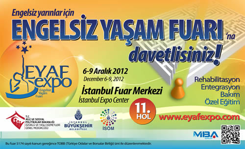 İstanbul Büyükşehir Belediyesi Özürlüler Müdürlüğü (İSÖM), 3 Aralık 2012 ''Dünya Özürlüler Günü''nde bir dizi etkinlik düzenliyor.