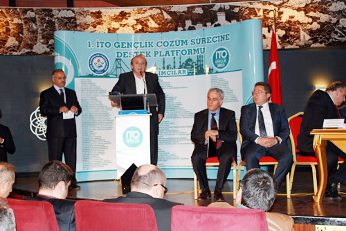AB Bakanı ve Başmüzakereci Egemen Bağış, AK Parti İstanbul Milletvekili Metin Külünk, Üsküdar Belediye Başkanı Mustafa Kara