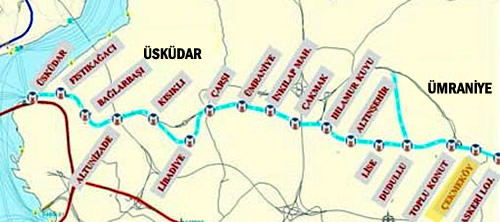 Üsküdar ile Çekmeköy arasını 28 dakikaya indirecek olan 19 km uzunluğundaki metro hattı için 3 Şubat'ta ihaleye çıkılıyor. Hattın ilk etabının 26 ayda bitirilmesi planlanıyor.