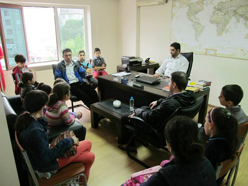 Üsküdar Çocuk Akademisi'nden Mihmander'e ziyaret