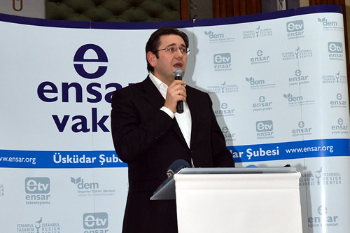 Ensar Vakf Bakan Av. smail Cenk Dilberolu, ''vakflarnn tek amacnn adam yetitirmek'' olduu syledi