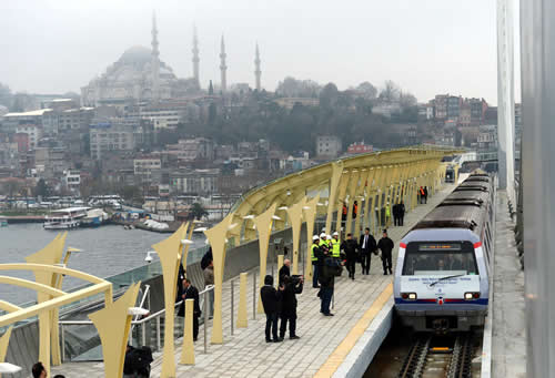 Haliç Metro Geçiş Köprüsü'nün seyir terası ücretsiz olacak