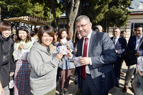 Japon Mimar adaylar skdar' ziyare etti