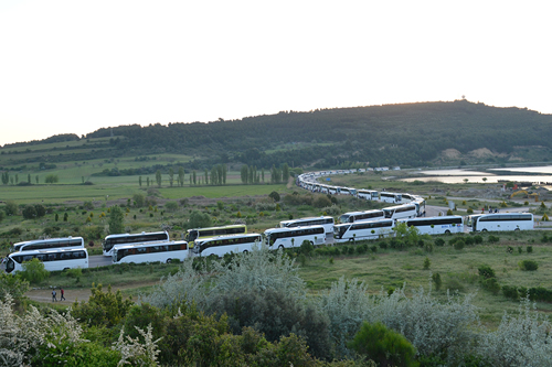 skdar Belediyesi, anakkale Zaferi'nin 100. Yl dnm dolaysyla 120 otobs ile 10 bin genci anakkale'ye gtrd