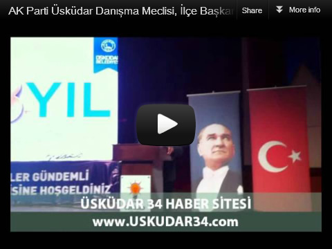 AK Parti skdar le Bakanl, 4. olaan kongre'nin ardndan ilk yerel ynetimler gndemli danma meclisi toplantsn 6 Nisan 2012 Cuma le Bakan Yardmcs Esat Kalay'n konumas...