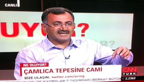 skdar Belediye Bakan Mustafa Kara, CNN Trk'te irin Payzn'n hazrlayp sunduu ''Ne Oluyor?'' programnda amlca'ya yaplacak cami hakknda arpc bilgiler verdi.