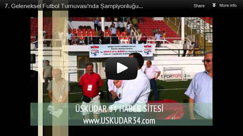 24. Uluslararas Ktibim Kltr ve Sanat enlii kapsamnda dzenlenen skdar Belediyesi 7. Geleneksel Futbol Turnuvas'nda ampiyonluu Selimiye Spor Kulb kazand.