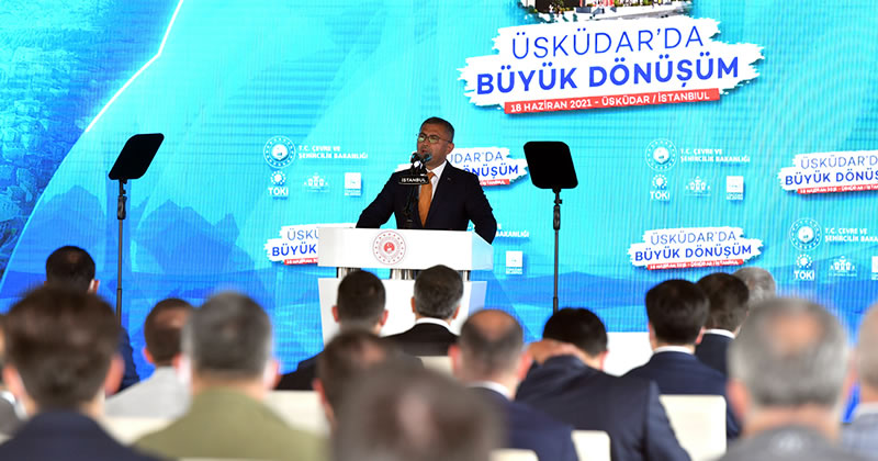 Üsküdar Kentsel dönüşüm toplu yıkım törenine Üsküdar Belediye Başkanı Hilmi Türkmen ev sahipliği yaptı