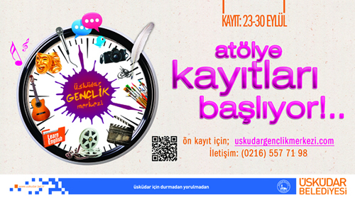 ​skdar Genlik Merkezi gz dnemi kaytlar balad.