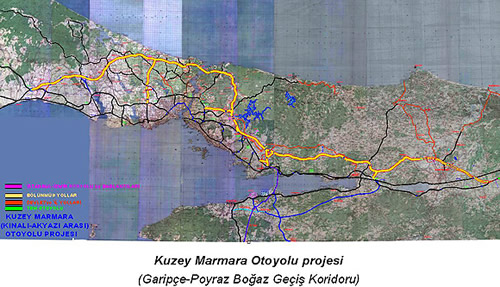 stanbul'da 3. kpr, Garipe ile Poyrazky mevkiileri arasnda yaplacak.