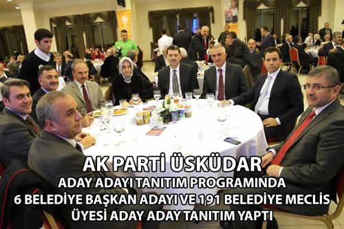 AK Parti skdar Belediye Bakan ve Meclis yesi Tantm Program