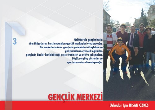 CHP skdar Belediye Bakan Aday hsan zkes Projelerini aklad