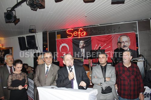 skdar CHP Yerel Seim ncesi Dayanma Gecesi dzenledi
