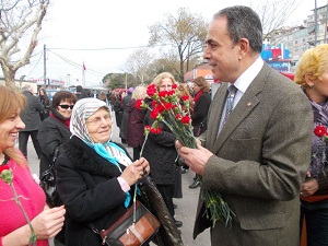 CHP skdar le Tekilat 8 Mart Dnya Emeki Kadnlar Gnn Kutlad