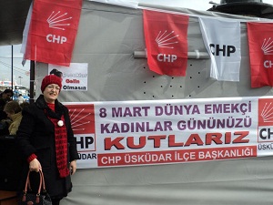 CHP skdar le Tekilat 8 Mart Dnya Emeki Kadnlar Gn'n dzenledii etkinliklerle kutlad.