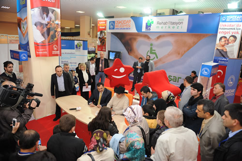 skdar Belediyesi Rehabilitasyon Merkezi EYAF EXPO 2011 Engelsiz Yaam Fuar'na katld