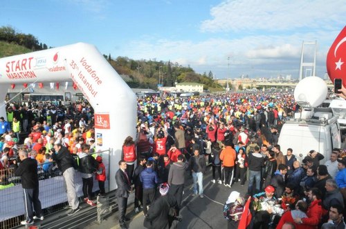 35. Avrasya Maratonu'nun Start skdar'dan verildi