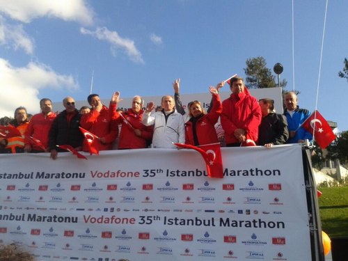 35. Avrasya Maratonu'nun Start skdar'dan verildi