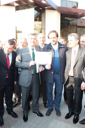 skdar Belediye Bakan Hilmi Trkmen, mazbatasn ald