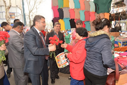 Bakan Trkmen'e ziyareti akn