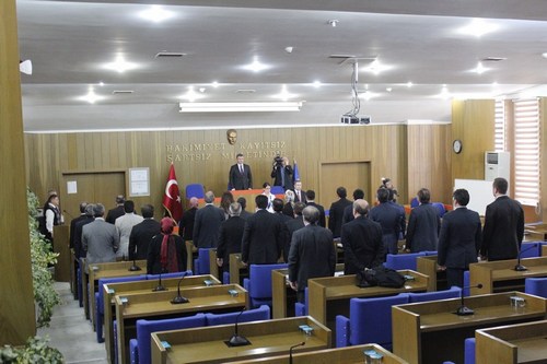 skdar Belediye Meclisi Nisan 2014 7. dnem ilk meclis oturumu